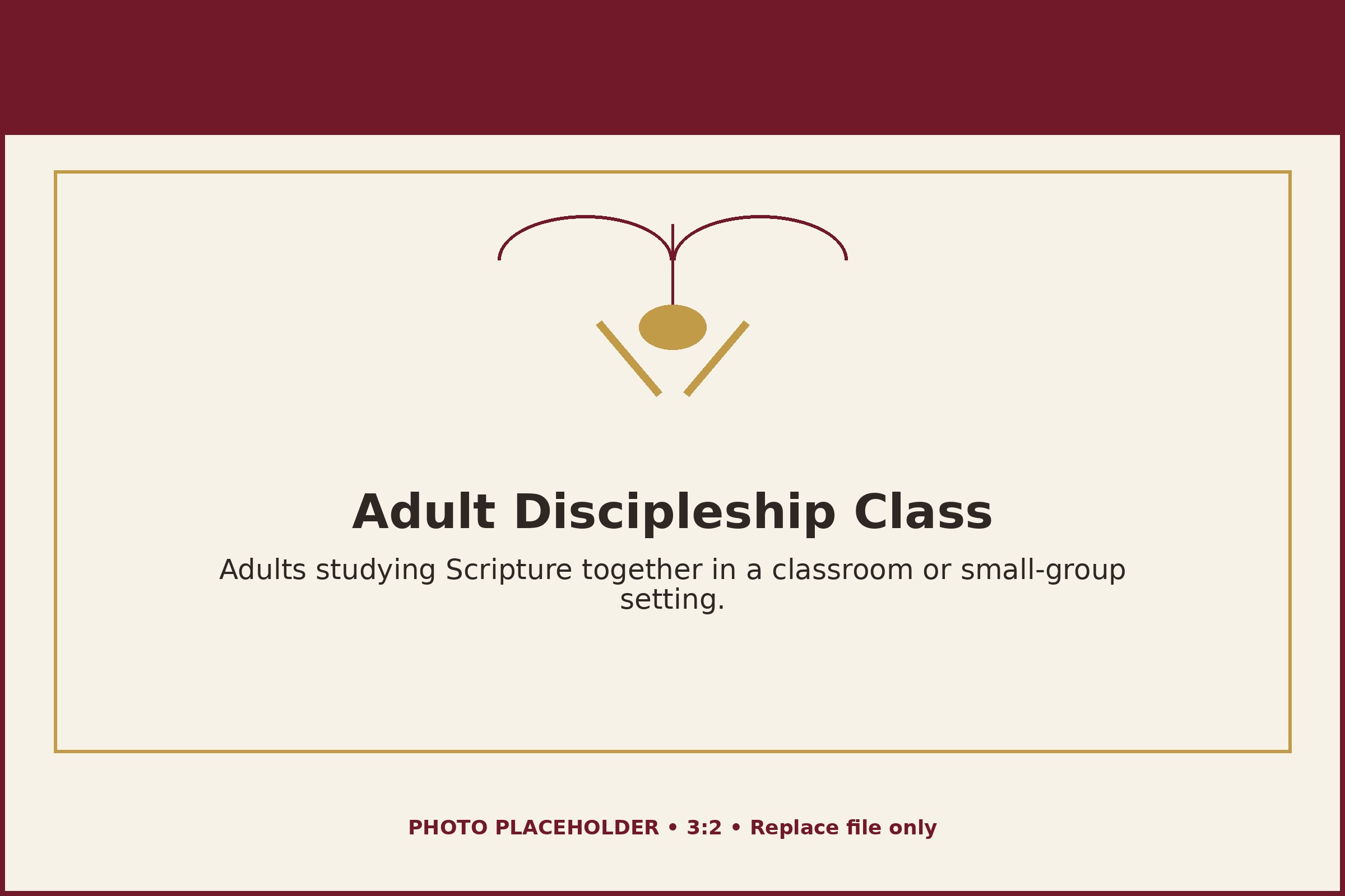 Adults participating in a Discipleship Class