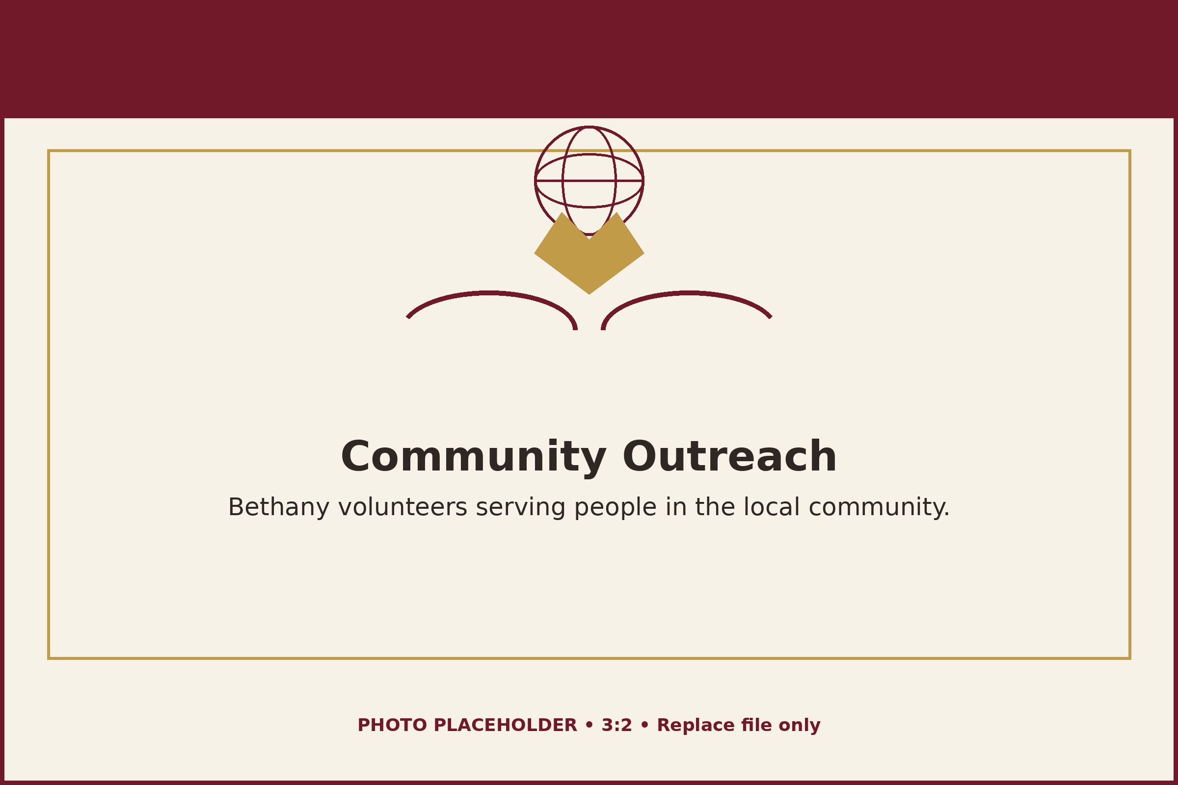 Bethany volunteers participating in community outreach