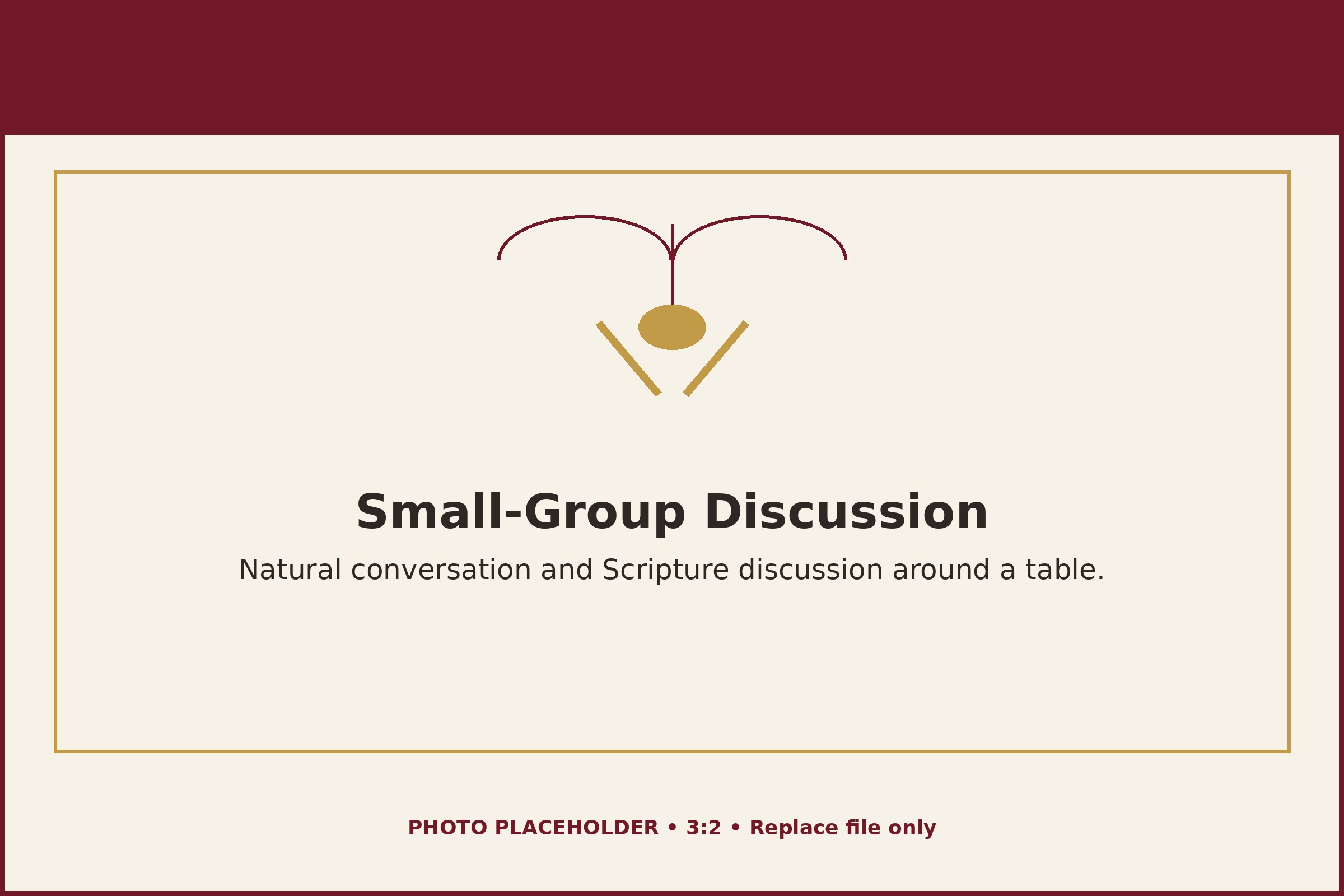 Small group discussing Scripture